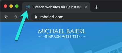 Favicon im Browser-Tab