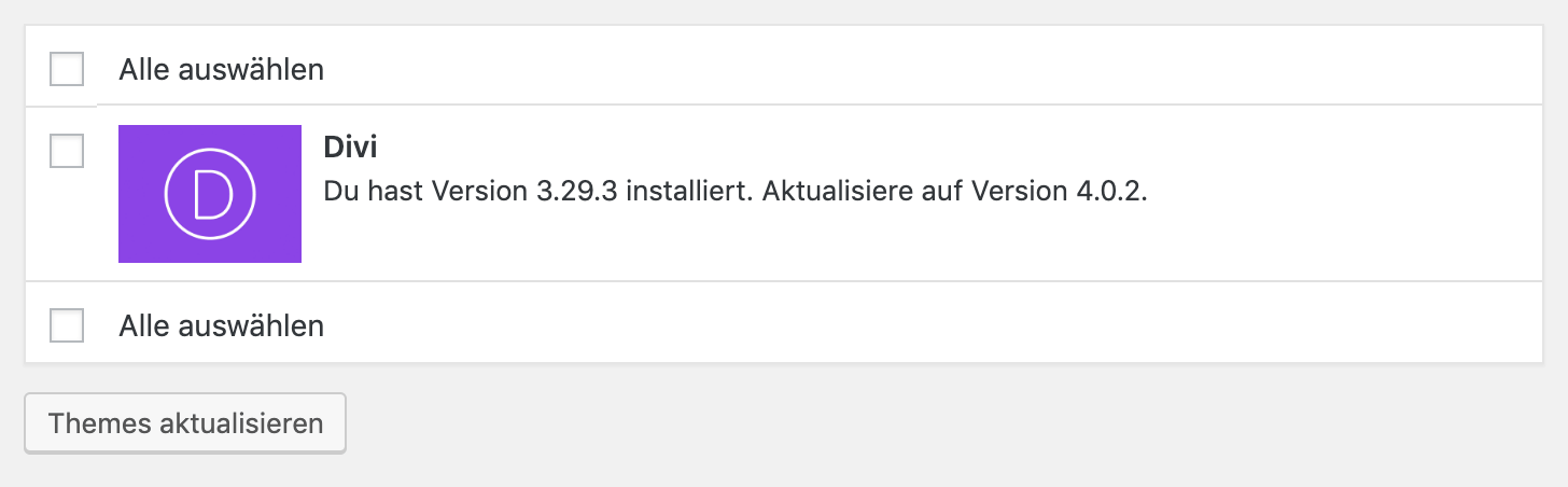 Divi 3 Update auf Divi 4
