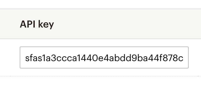 MailChimp & Divi: Ein API key