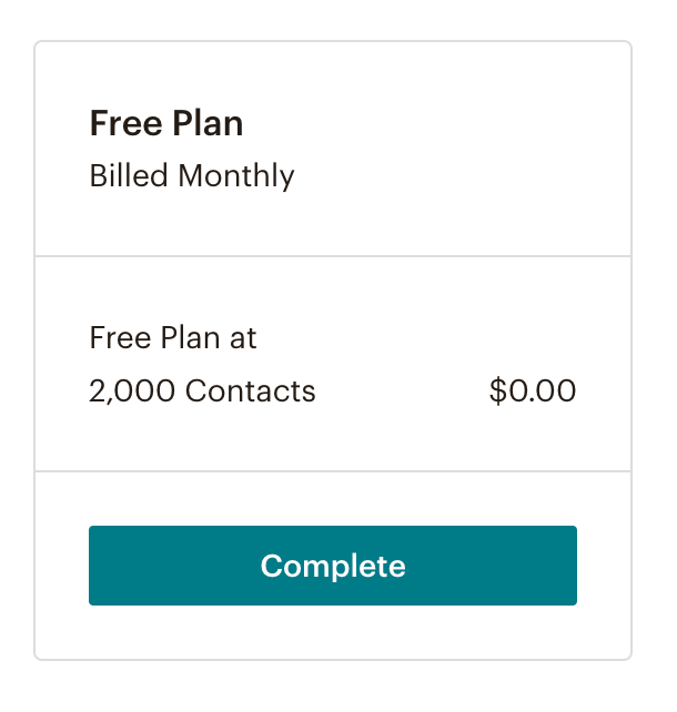 MailChimp Setup: Free Plan bis zu 2000 Kontakte