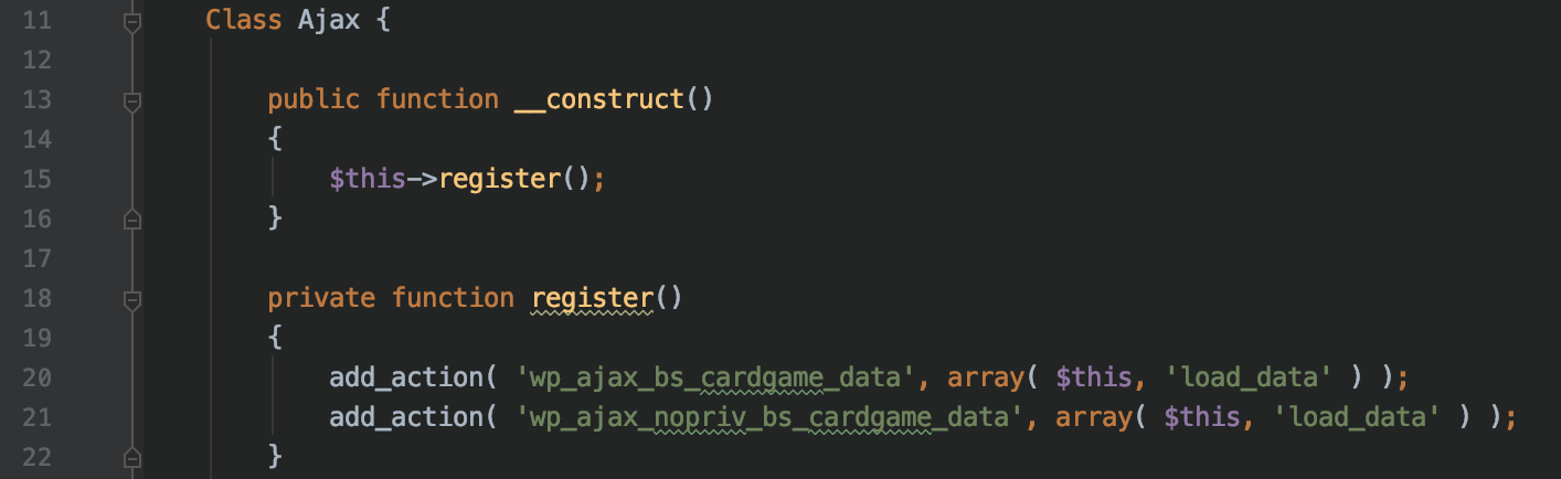 PHP Code einer Website