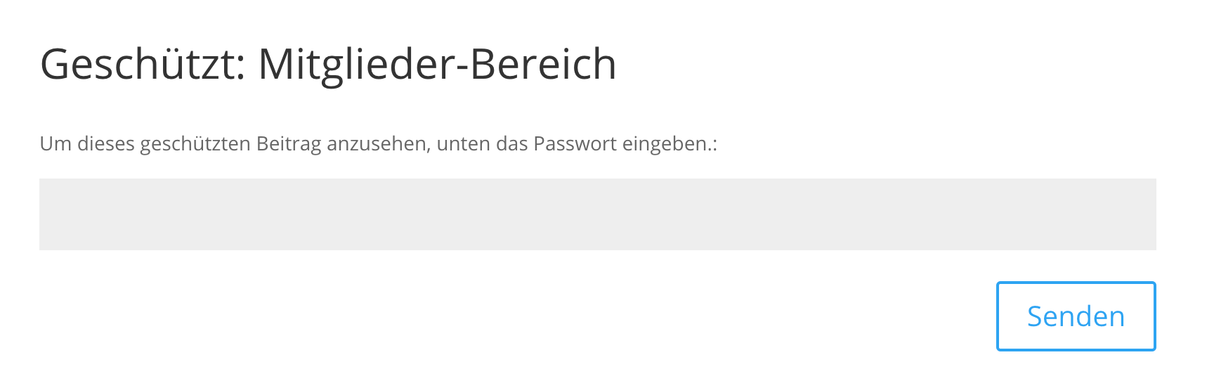 WordPress Mitgliederbereich: Geschützte Seite in WordPress