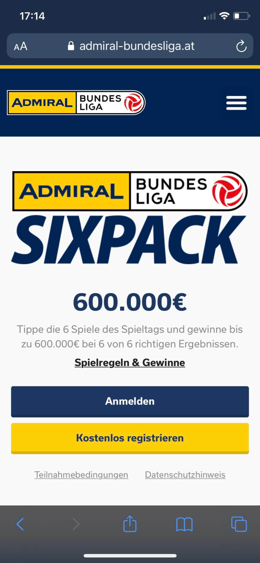 Admiral Bundesliga - Mobil