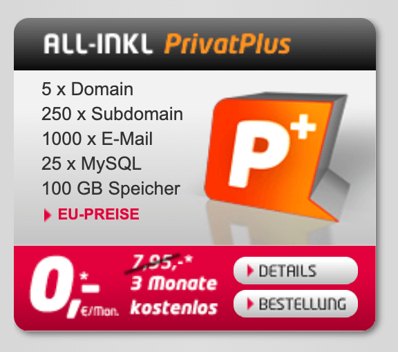 All-Inkl PrivatPlus