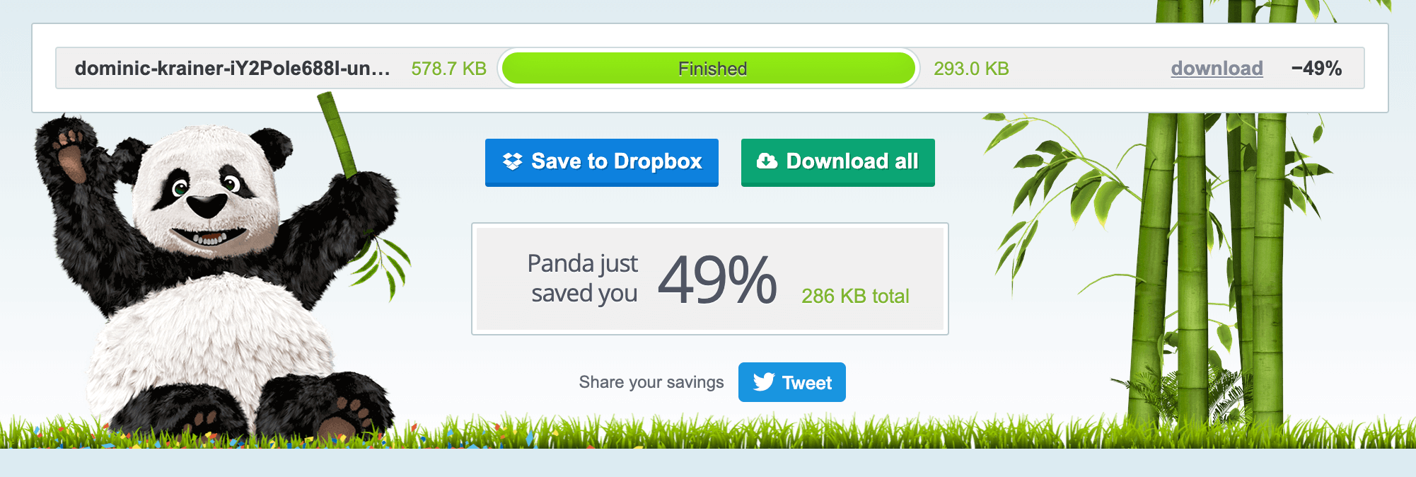 Screenshot TinyPNG