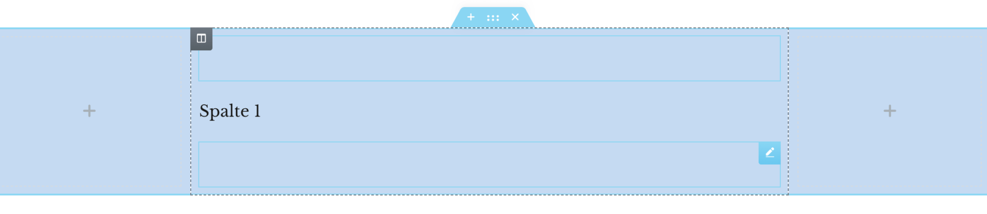 Elementor-Fehler: leere Spalten und Abstands-Widget für das Design verwenden.