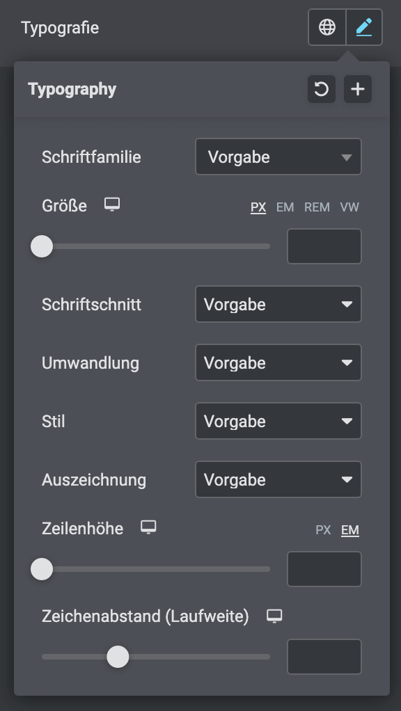 Elementor-Fehler: Stil für jedes Element festlegen
