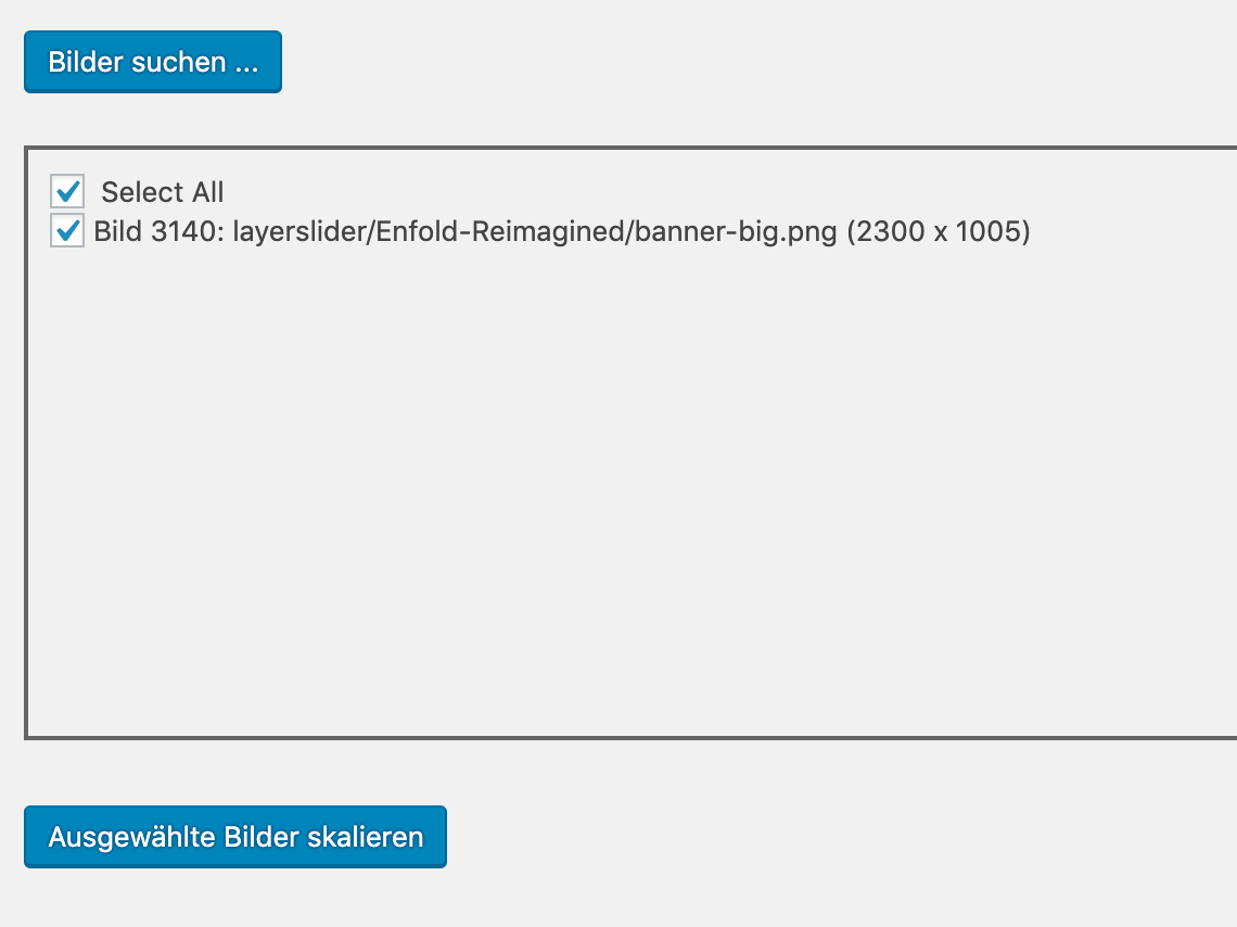 In Imsanity alle Bilder skalieren