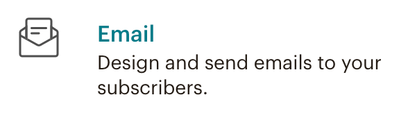 MailChimp Newsletter: Email