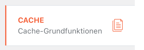 Cache-Einstellungen von WP Rocket