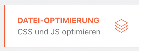 Datei-Optimierung von WP Rocket