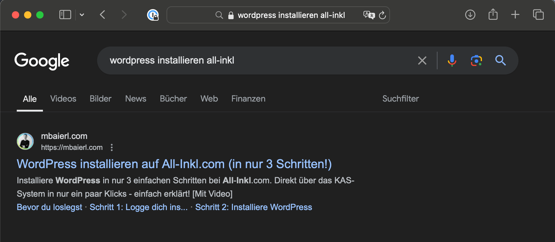 A well-chosen SEO snippet
