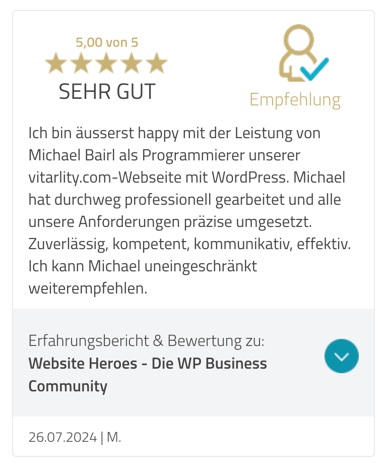 Provenexpert-Bewerbung vitlarity.com