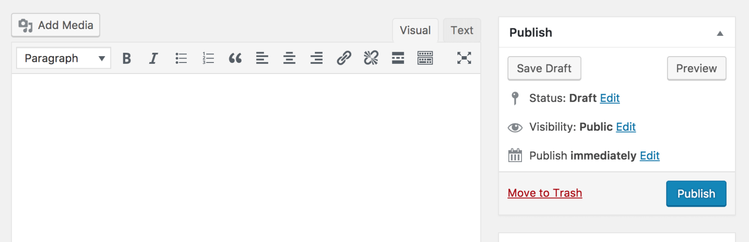 Something of the 2000s: the Classic Editor plugin