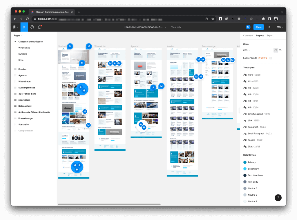 Figma-Website-Design Claasen