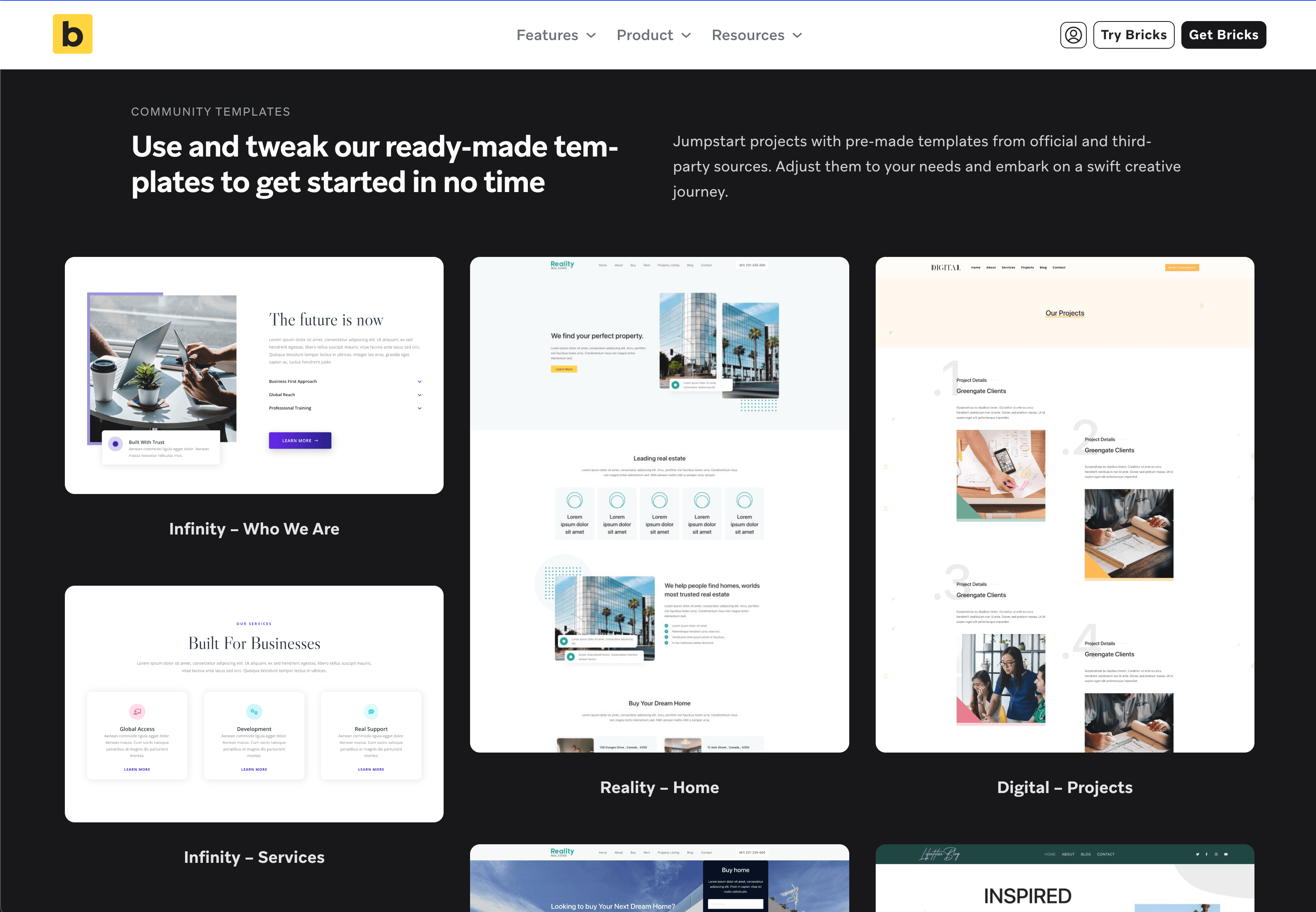 Templates for Bricks Builder