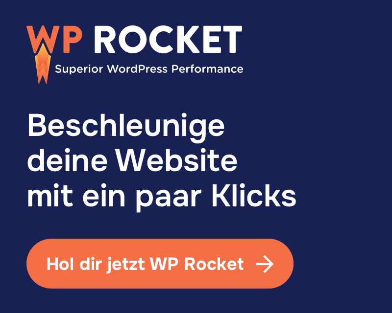 WP Rocket - beschleunige deine Website mit ein paar Klicks