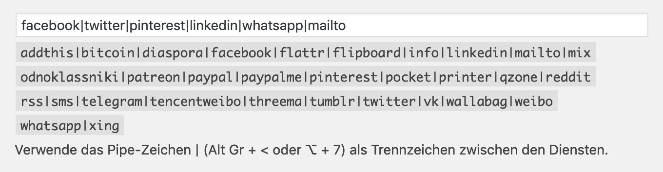 Sharif Wrapper Plugin - Einstellungen