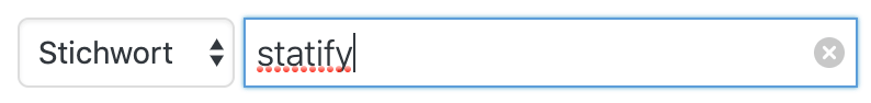 Statify WordPress statistics: Search for Statify