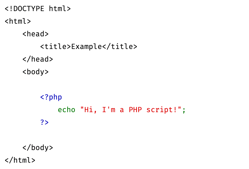 Was ist PHP? Ein Beispiel