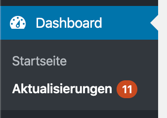 WooCommerce in falscher Sprache: WordPress Aktualisierungen