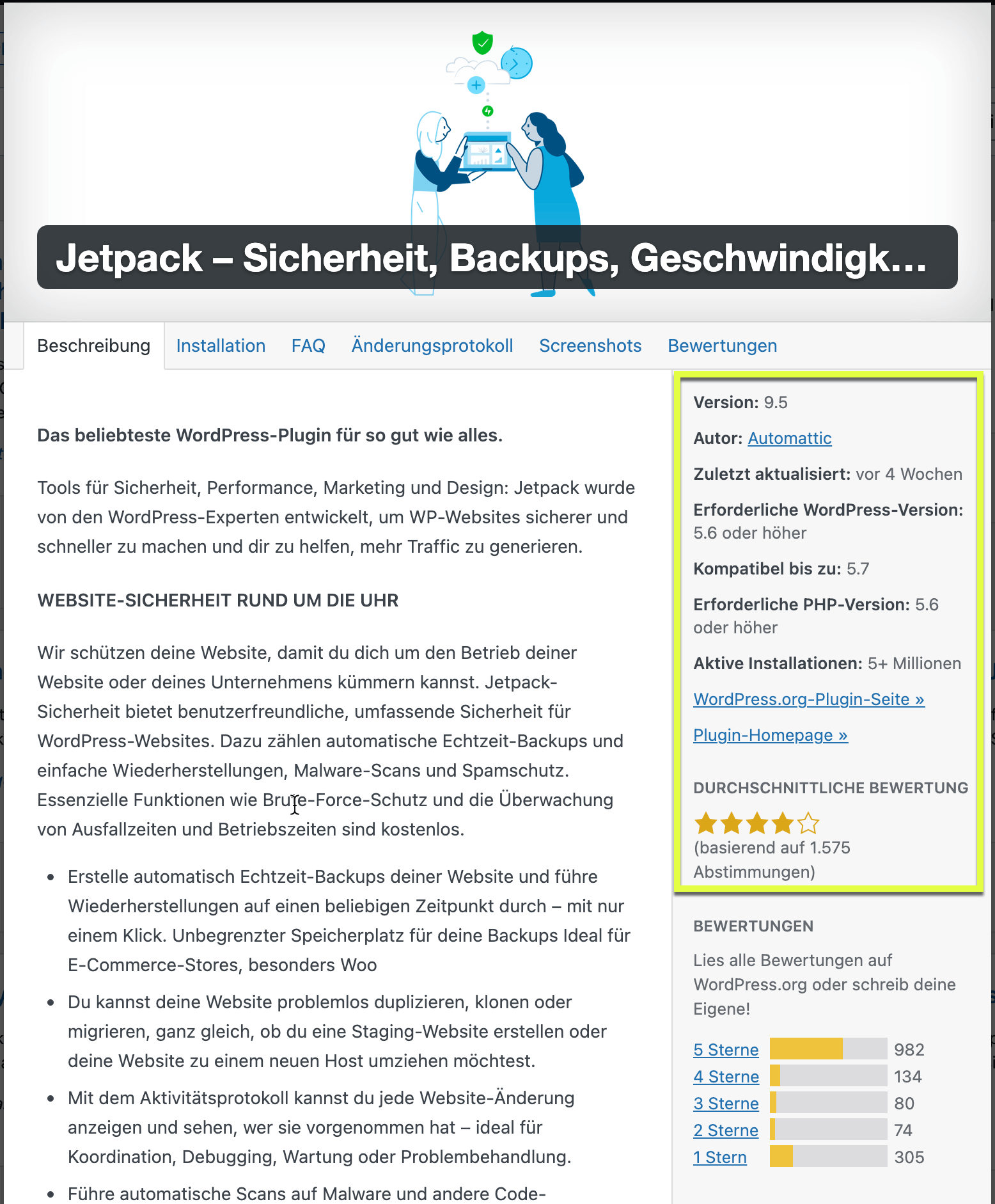 Achte bei der Auswahl der Plugins auf diese Punkte