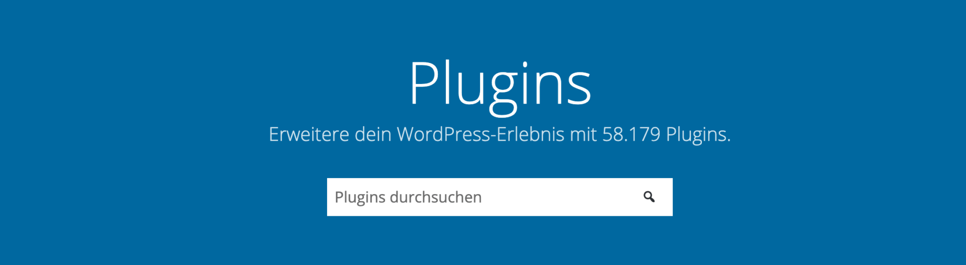 WordPress Plugins im WordPress Plugin Repository