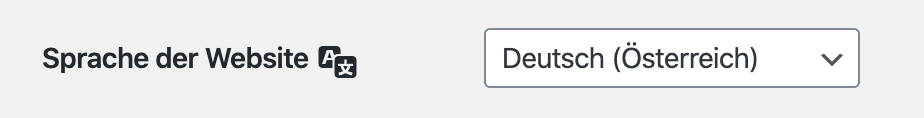 WooCommerce in falscher Sprache: Spracheinstellungen Deutsch (Österreich)